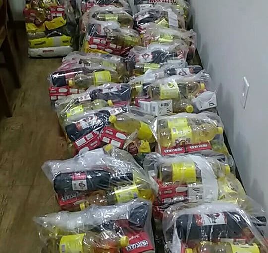 SINDICATO DOS SERVIDORES PÚBLICOS DISTRIBUI MAIS DE 180 CESTAS BÁSICAS PARA APOSENTADOS E PENSIONISTAS